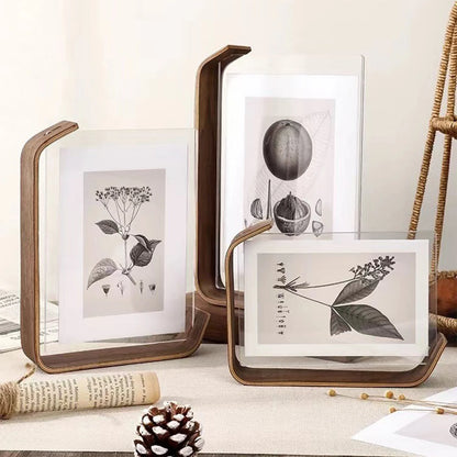Acrylic & Wood Desktop Photo Display