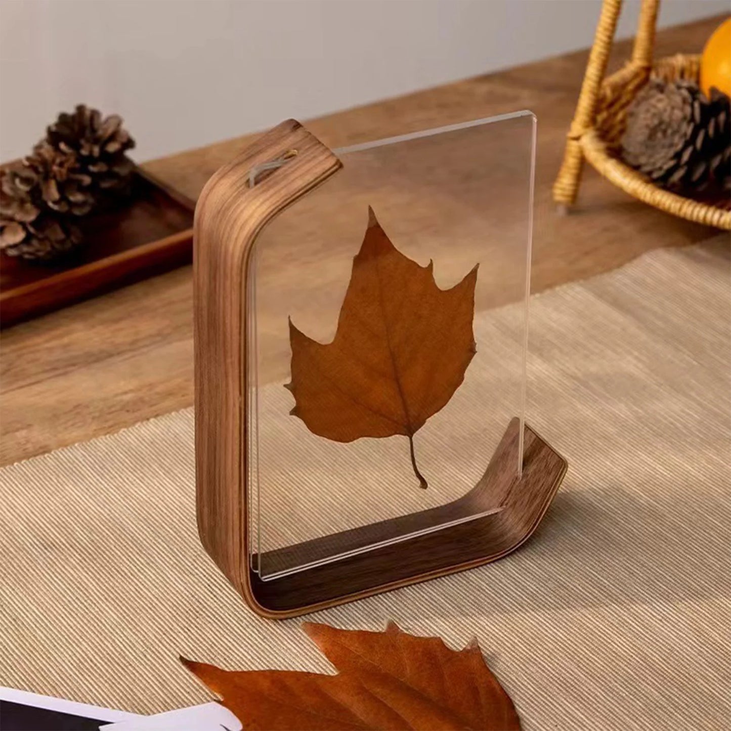 Acrylic & Wood Desktop Photo Display