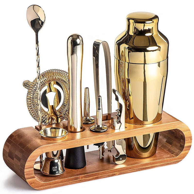 10-Piece Cocktail Mixology Bar Set