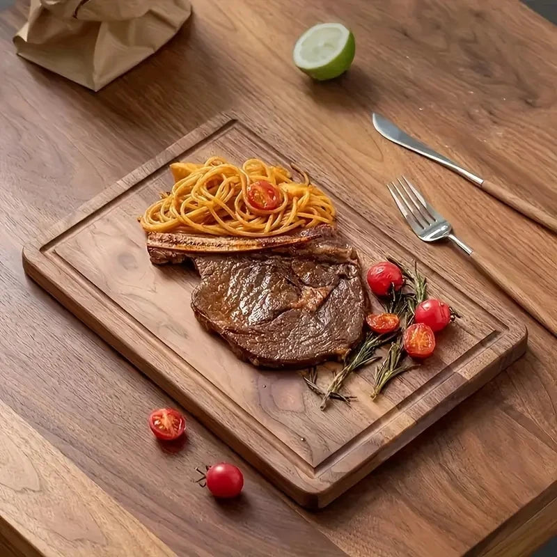 Beech & Walnut Wooden Cutting Board