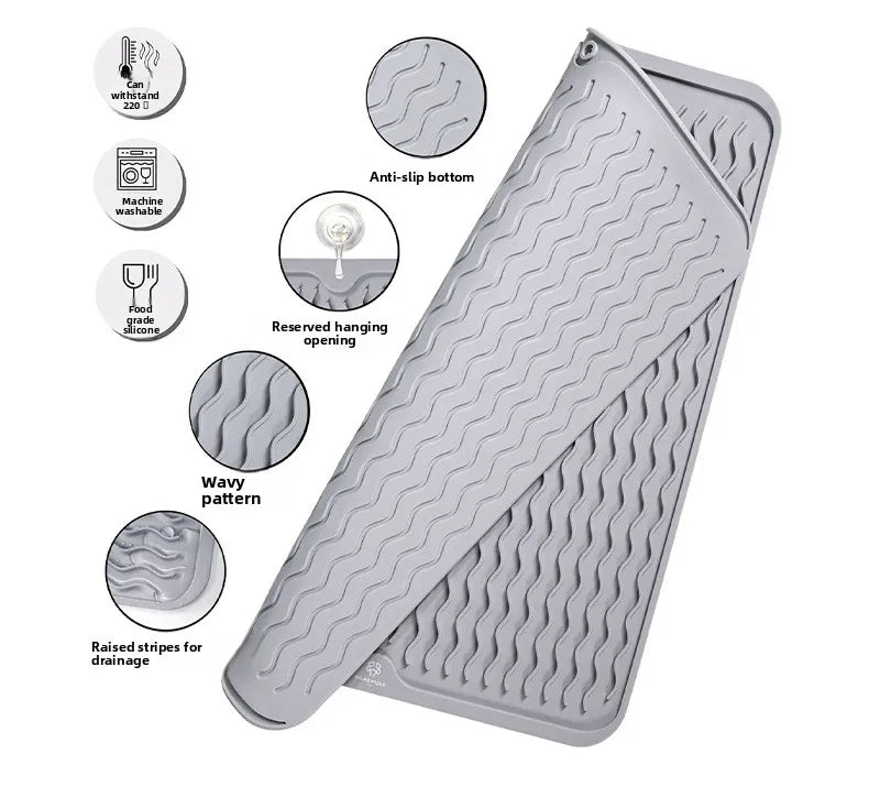 Extra-Large Silicone Dish Drying Mat