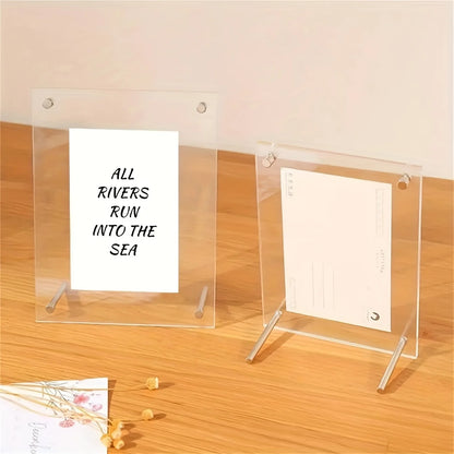 A4/A5 Tilted Desk Acrylic Photo Frame