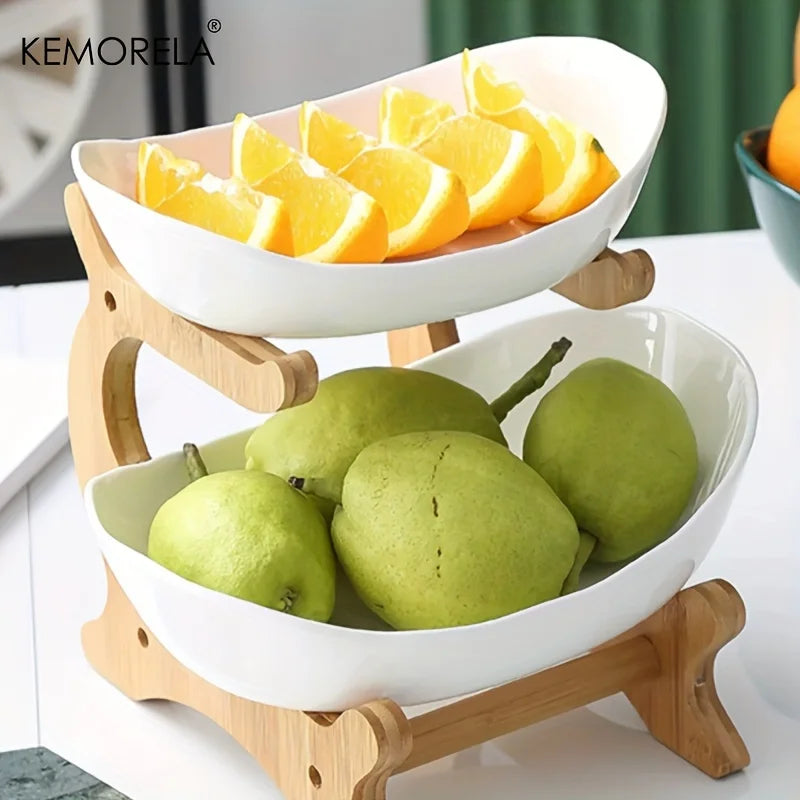 2/3-Tier Fruit Plate & Snack Stand