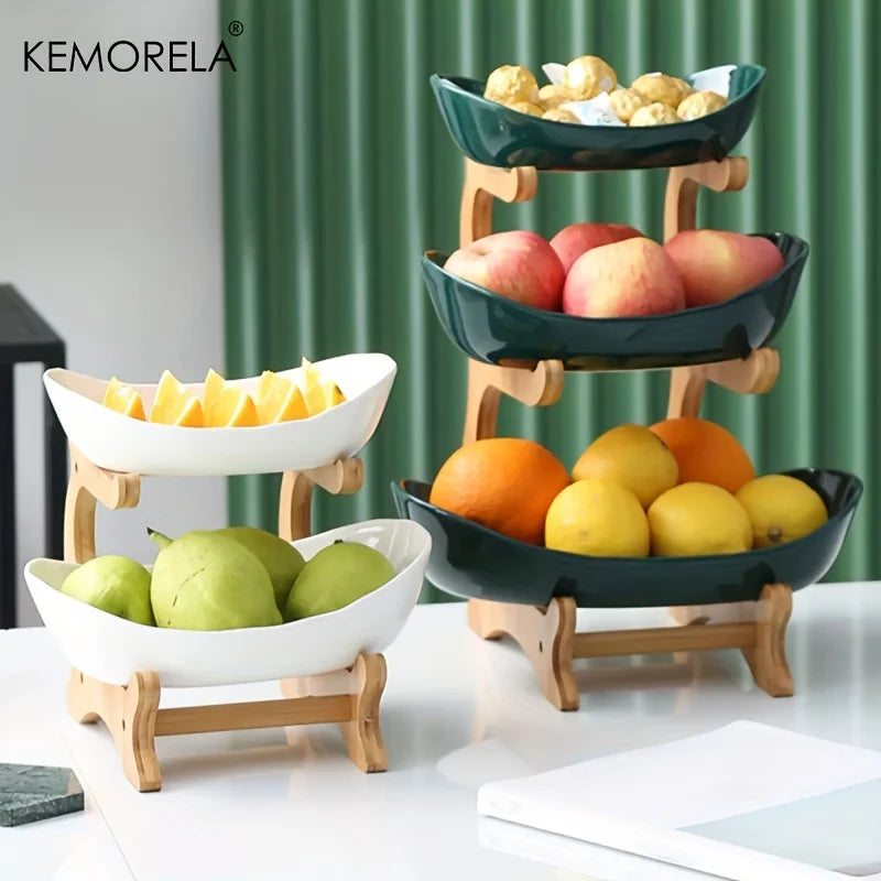 2/3-Tier Fruit Plate & Snack Stand