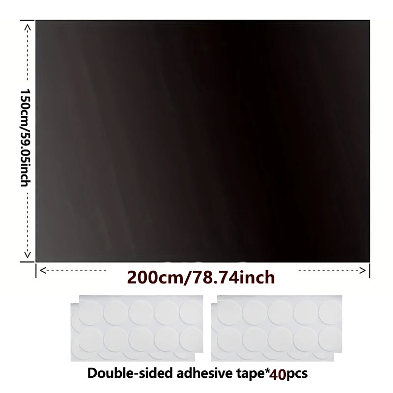 Portable Blackout Curtain Window Film