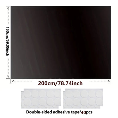 Portable Blackout Curtain Window Film