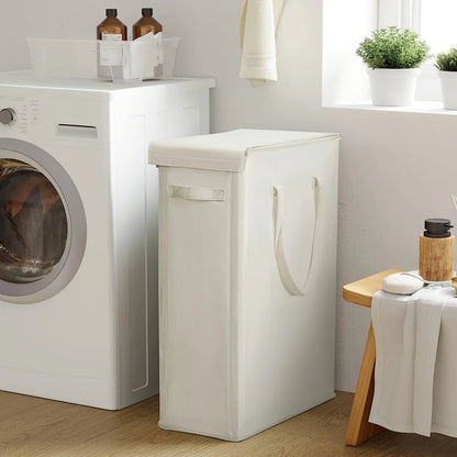 Wheeled Laundry Hamper with Lid