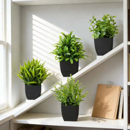 Realistic Faux Eucalyptus Pot Plant