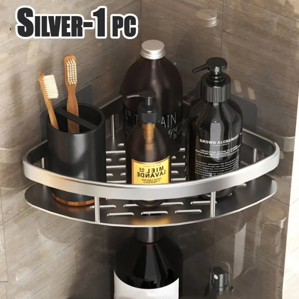 Wall-Mounted Diamond Shower Rack