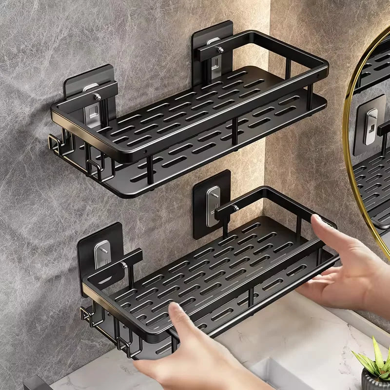 Wall-Mounted Diamond Shower Rack