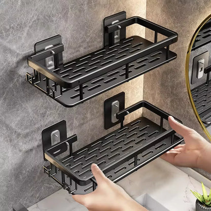 Wall-Mounted Diamond Shower Rack