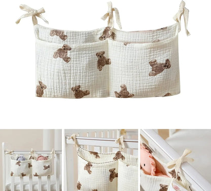 Baby Crib Storage Bag Organiser