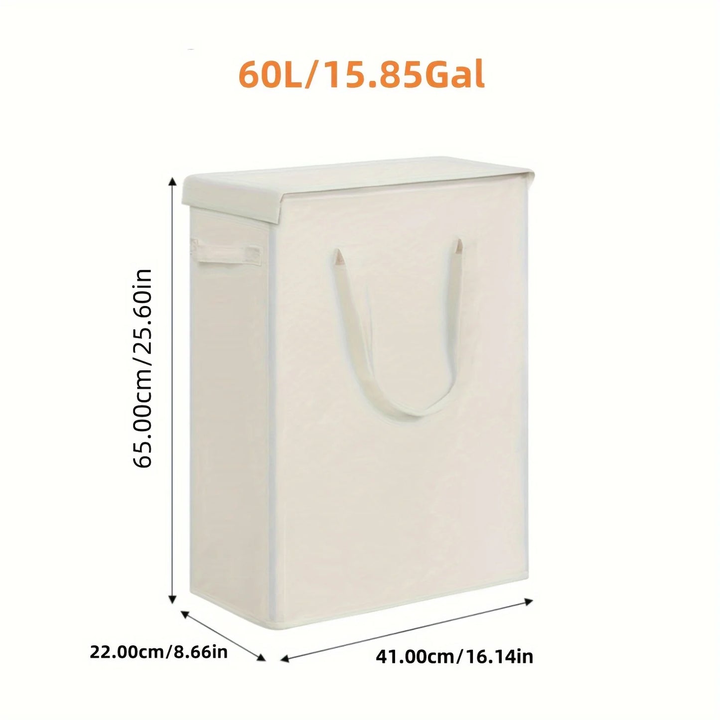 Wheeled Laundry Hamper with Lid