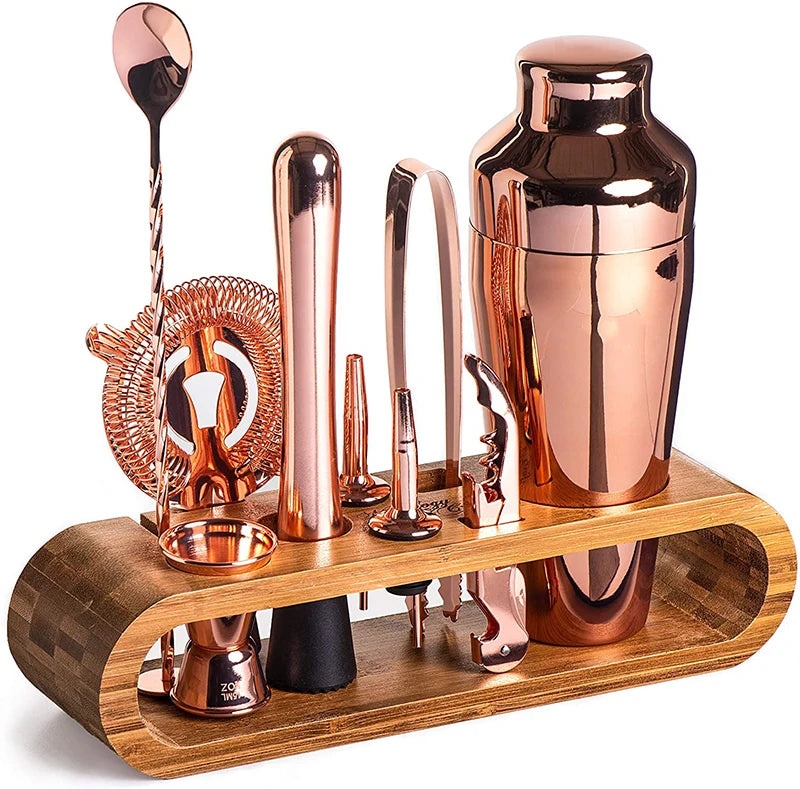 10-Piece Cocktail Mixology Bar Set