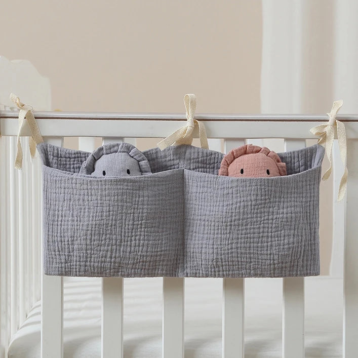 Baby Crib Storage Bag Organiser