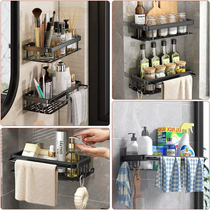 Wall-Mounted Diamond Shower Rack