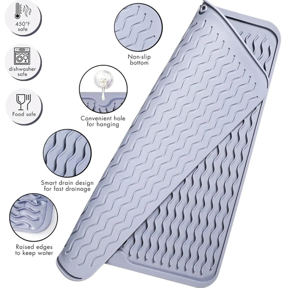Extra-Large Silicone Dish Drying Mat