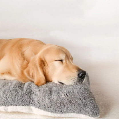 Extra Large Plush Dog Bed Reversible Washable