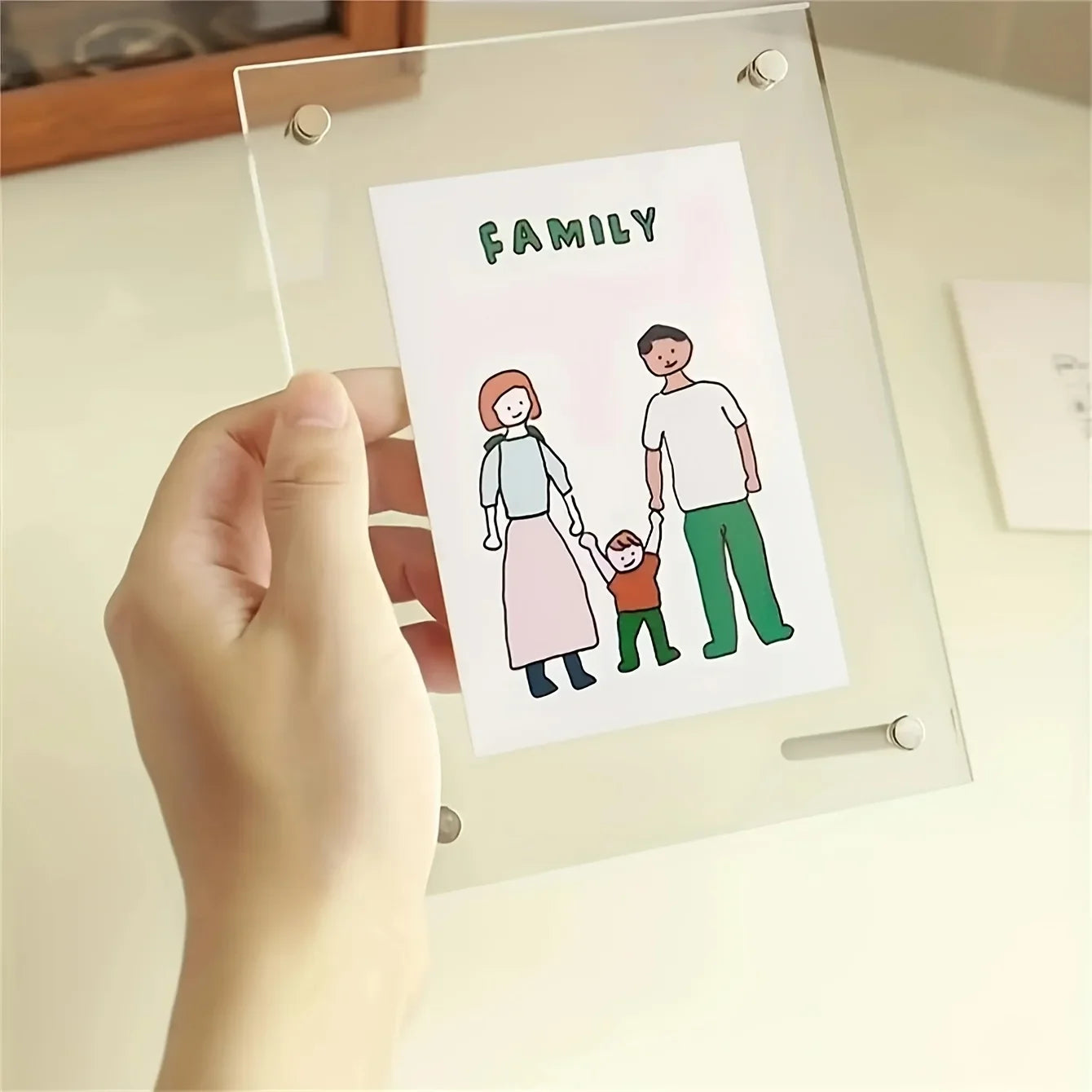 A4/A5 Tilted Desk Acrylic Photo Frame