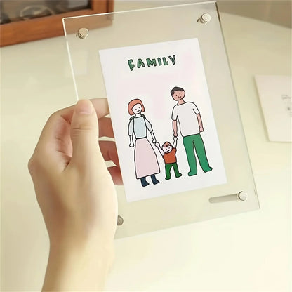 A4/A5 Tilted Desk Acrylic Photo Frame