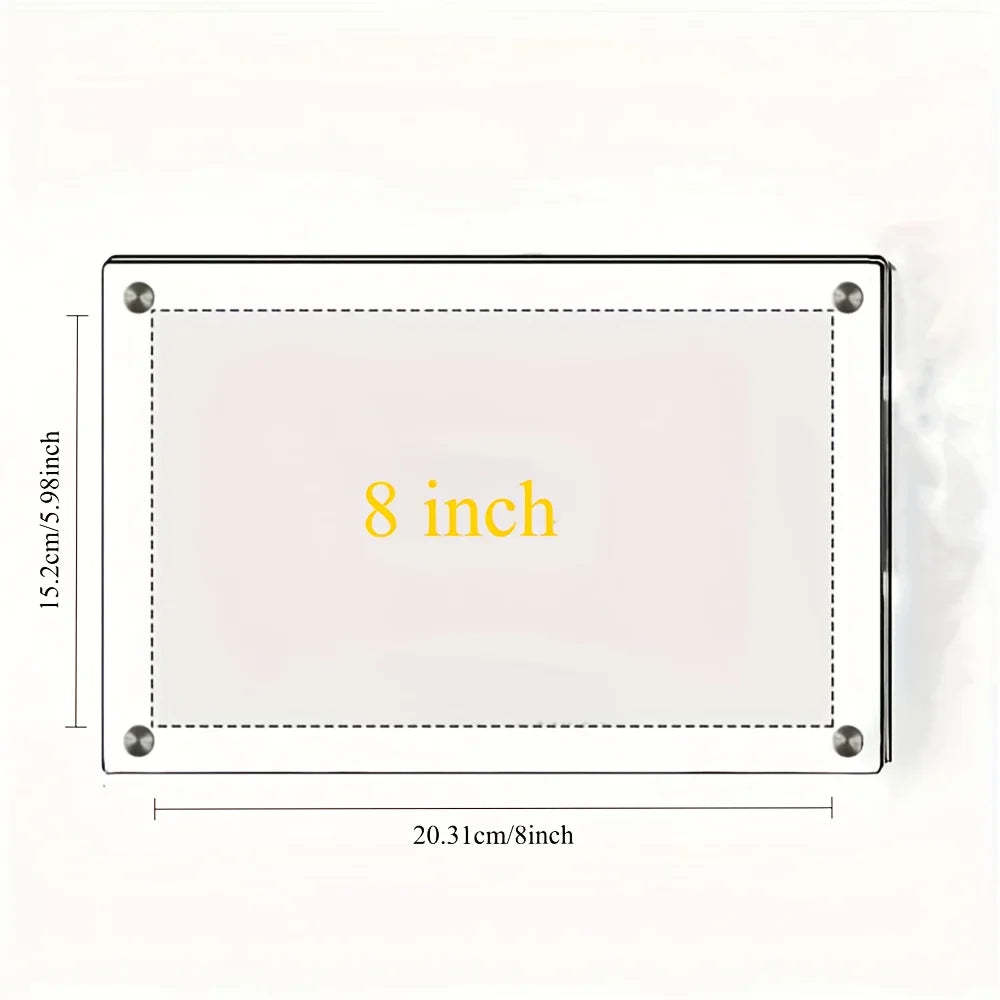 A4/A5 Tilted Desk Acrylic Photo Frame