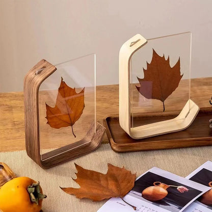 Acrylic & Wood Desktop Photo Display