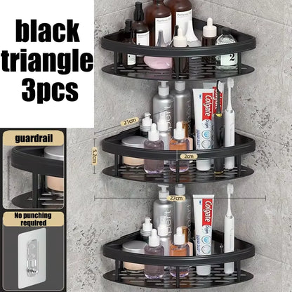 Wall-Mounted Diamond Shower Rack
