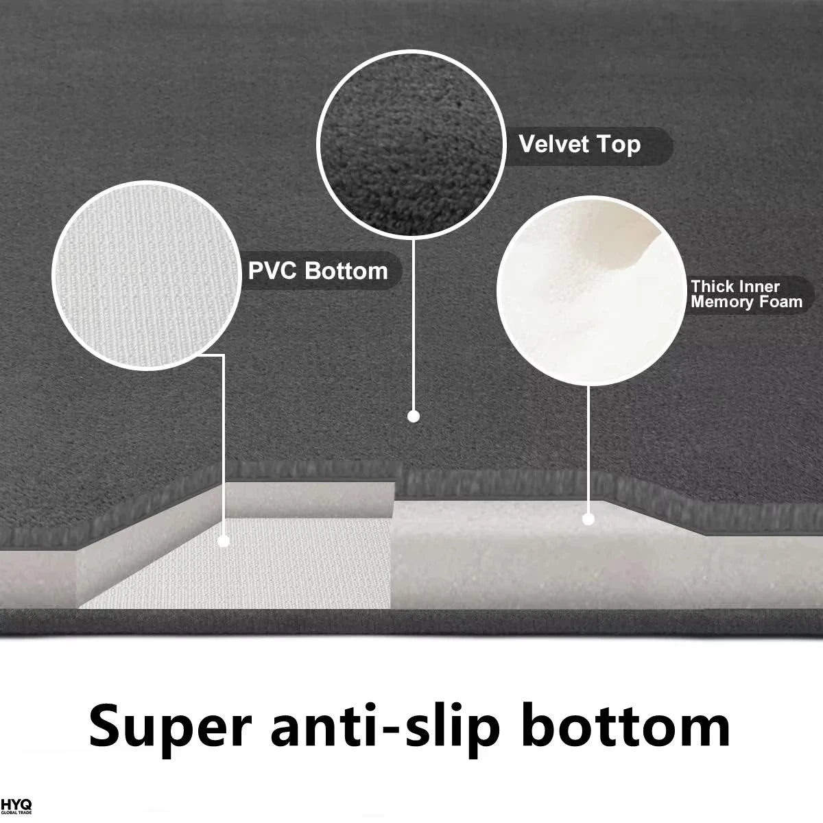 Super-Absorbent Coral Velvet Bath Mat