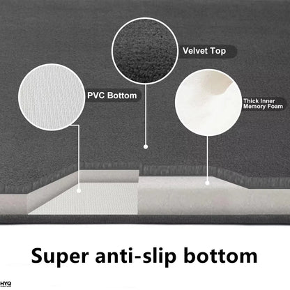 Super-Absorbent Coral Velvet Bath Mat