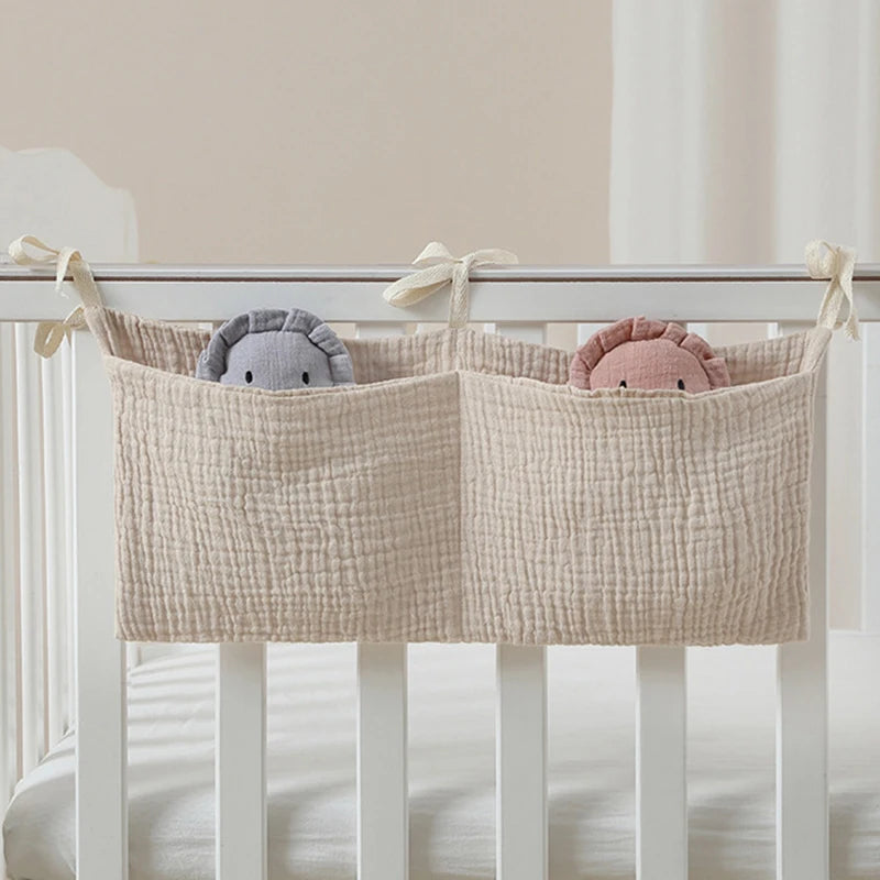 Baby Crib Storage Bag Organiser