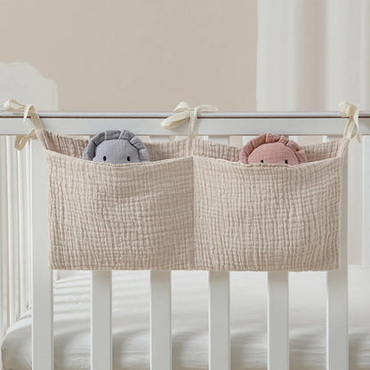 Baby Crib Storage Bag Organiser
