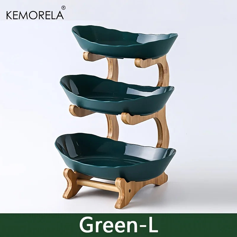 2/3-Tier Fruit Plate & Snack Stand