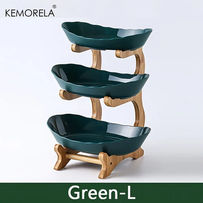 2/3-Tier Fruit Plate & Snack Stand