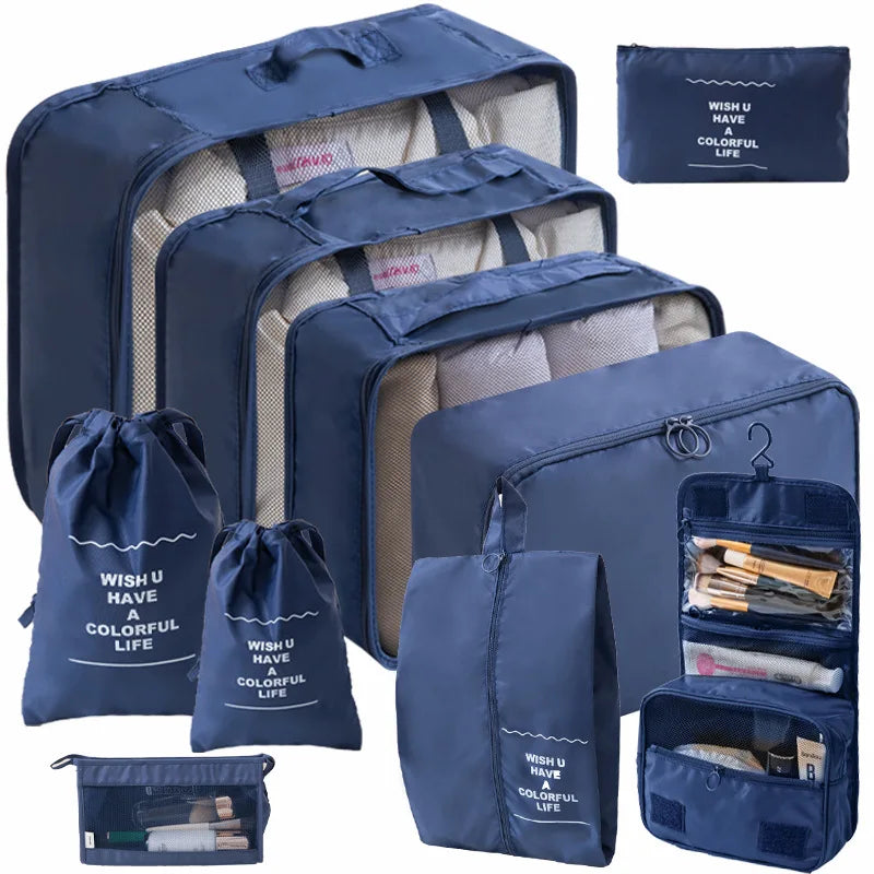 Travel Suitcase Packing Cube Set