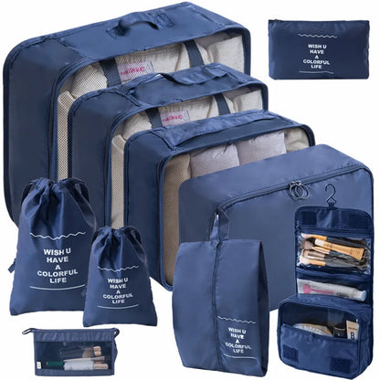 Travel Suitcase Packing Cube Set