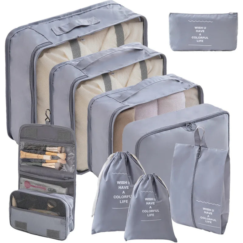 Travel Suitcase Packing Cube Set