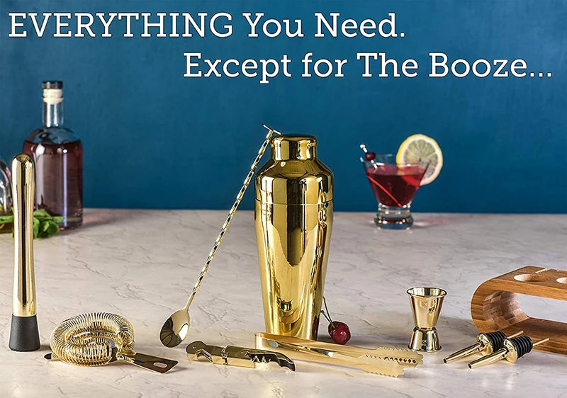 10-Piece Cocktail Mixology Bar Set