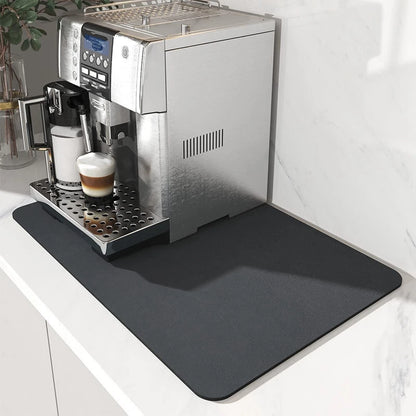 Absorbent Kitchen Dish Drying Mat