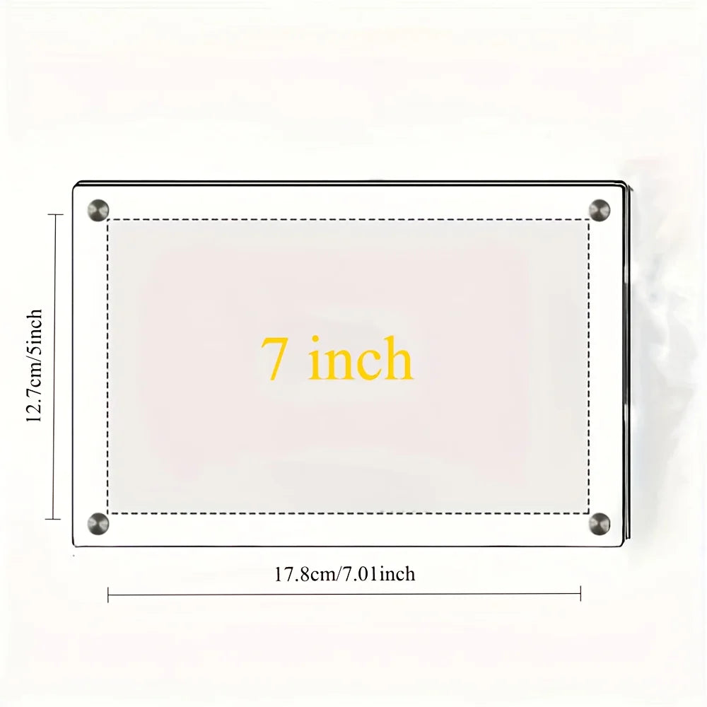 A4/A5 Tilted Desk Acrylic Photo Frame