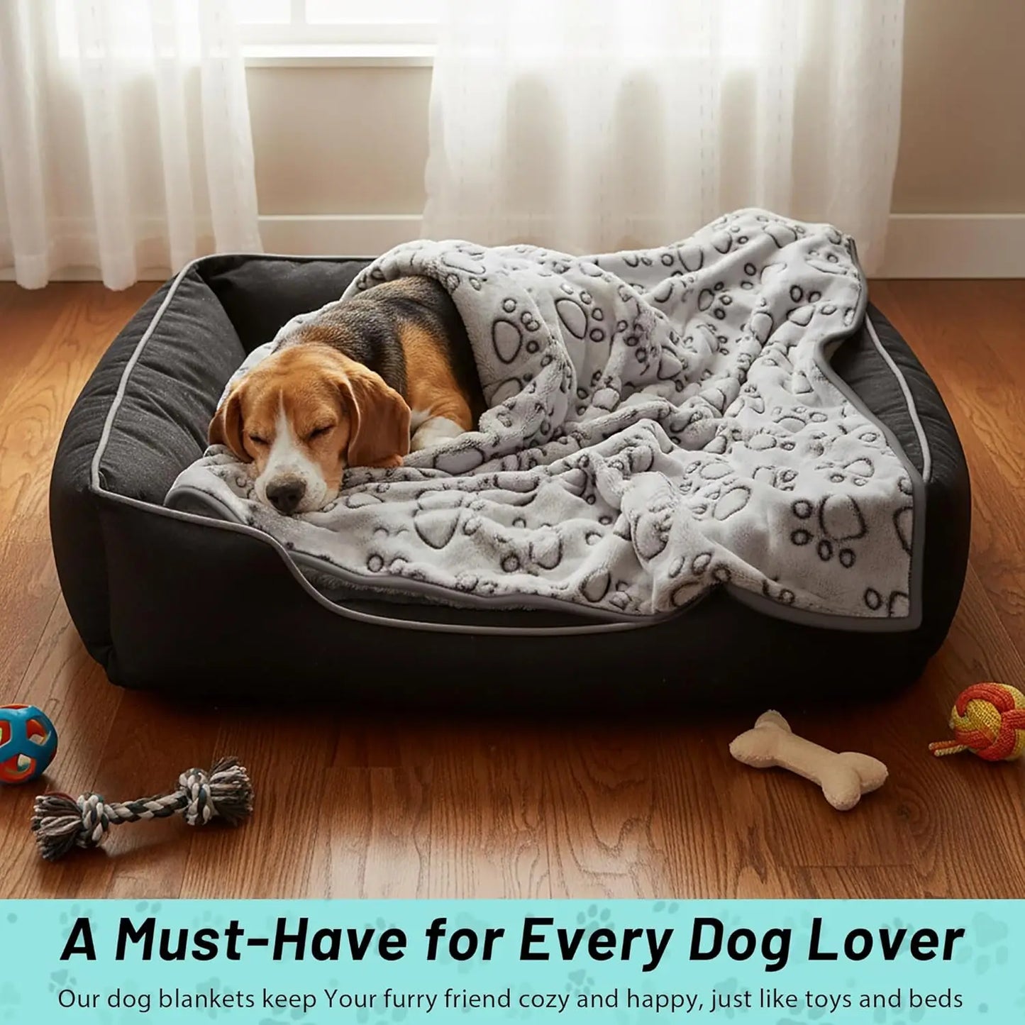 Soft Washable Pet Blanket for Dogs & Cats