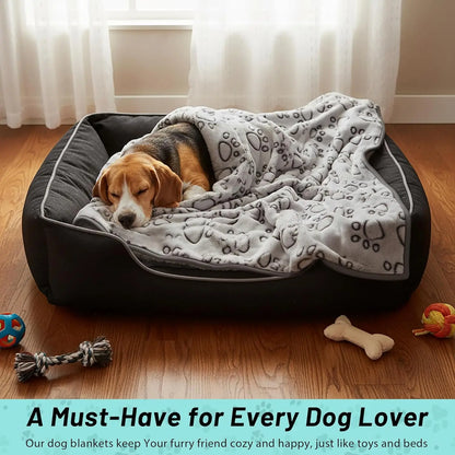 Soft Washable Pet Blanket for Dogs & Cats