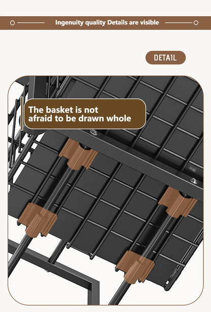 2-Tier Pull-Out Cabinet Organiser