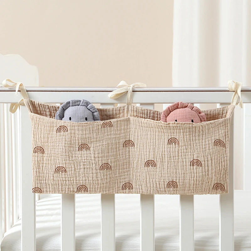 Baby Crib Storage Bag Organiser