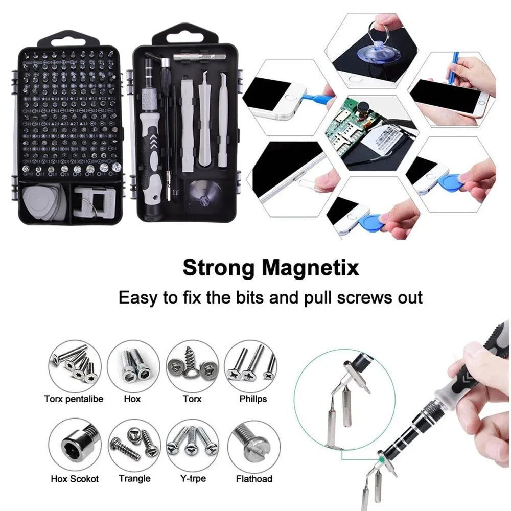 115-in-1 Precision Screwdriver Kit