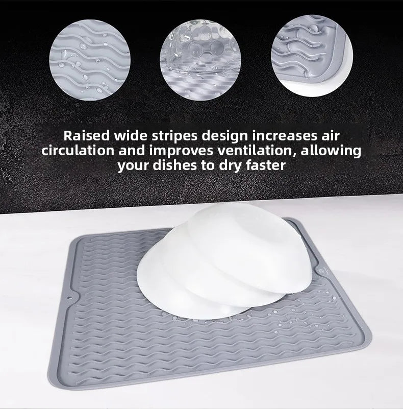 Extra-Large Silicone Dish Drying Mat