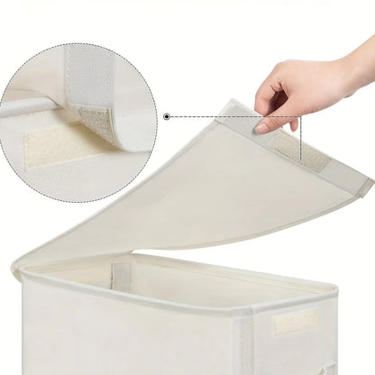 Wheeled Laundry Hamper with Lid