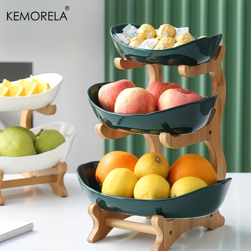2/3-Tier Fruit Plate & Snack Stand