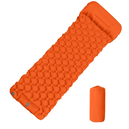 Inflatable Camping Sleeping Pad with Pillow