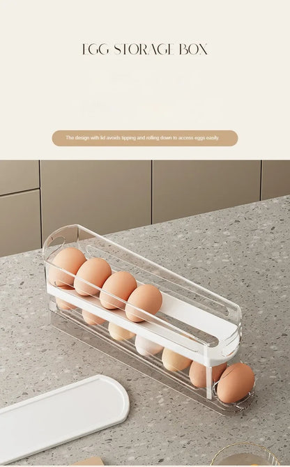 Bilayer Fridge Egg Storage Box