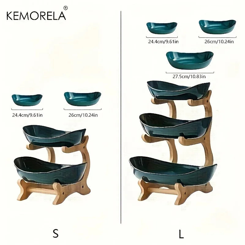 2/3-Tier Fruit Plate & Snack Stand